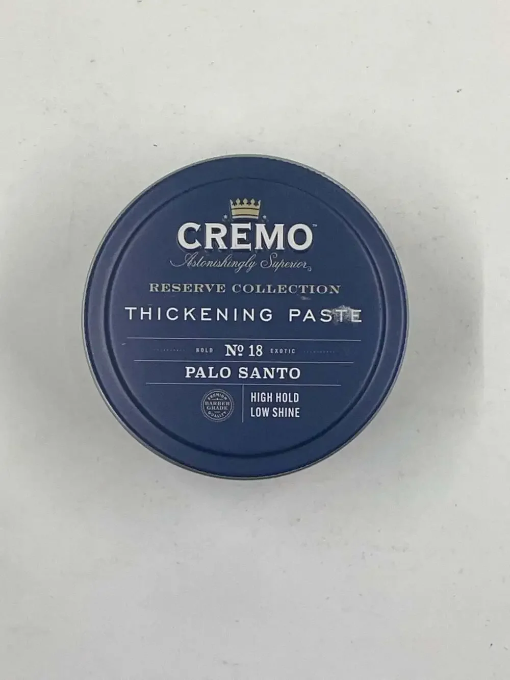 Cremo Reserve Collection Palo Santo No 18 Thickening Paste High Hold Low Shine 4